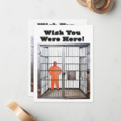 Wish You Were Here Notecard Mitteilungskarte (Vorderseite/Rückseite Beispiel)