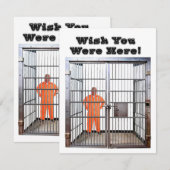 Wish You Were Here Notecard Mitteilungskarte (Vorne/Hinten)