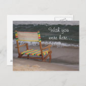 "Wish you were here" Paradies Postcard Postkarte (Vorne/Hinten)