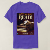 Wishbone dog READ  T-Shirt (Design vorne)