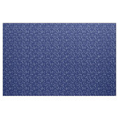 Wishbone Navy Blau und Weiß Muster Stoff (Yard (91,4 cm))