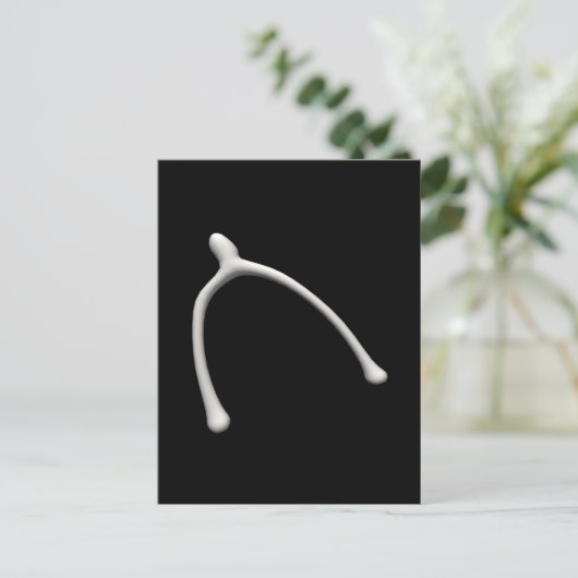 Wishbone Postkarte (Stehend Vorderseite)