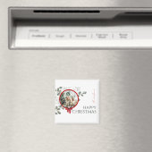 Wishes Christmas Card Magnet (In Situ (Geschirrspüler))