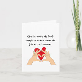 Wishes Festival: Christmas Magic Greeting Card for Dankeskarte