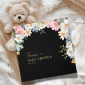 Wishes for Baby! Wildflower, Baby Shower Gästebuch