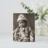 Wishham-Indianerkind Postkarte (Stehend Vorderseite)