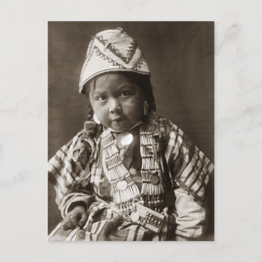 Wishham-Indianerkind Postkarte (Vorderseite)