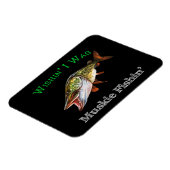 Wishin I war Muskie Fishin Magnet (Linke Seite)
