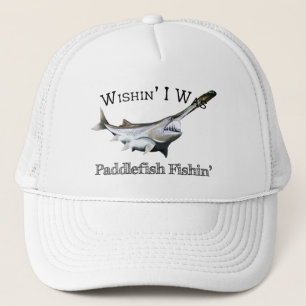 Wishin I war Paddlefish Fishin Truckerkappe