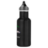 Wishin ich war Catfish Fishin Edelstahlflasche (Rechts)