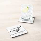 Wishin zum Paddlefish Fishin Getränkeuntersetzer (Rechte Seite)