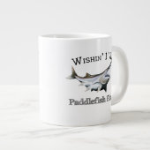 Wishin zum Paddlefish Fishin Jumbo-Tasse (Vorderseite Rechts)