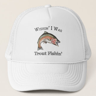Wishin zum Trout-Fischling Truckerkappe