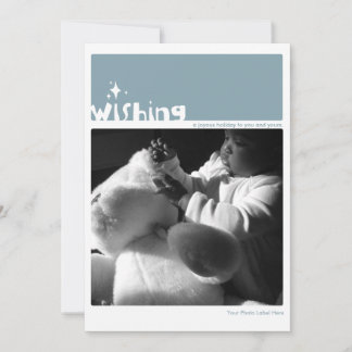 Wishing Card w/ Enentwicklung Feiertagskarte