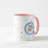 Wishing Happy Birthday  Tasse (VorderseiteRechts)