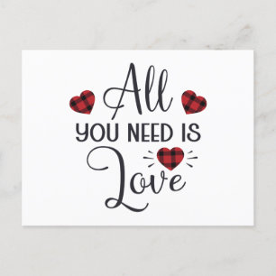 Wishing Happy Valentines Day Postkarte