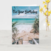 WISHING U SUNSHINE / BLAUE SKIES BIRTHDAY WISHER KARTE (Gelbe Blume)