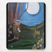 Wishing Upon The Moon Gemälde von Alfred Fox Mousepad (Vorne)