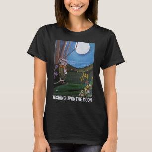 Wishing Upon The Moon Gemälde von Alfred Fox T-Shirt