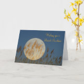 Wishing you a blessed Samhain Karte (Gelbe Blume)