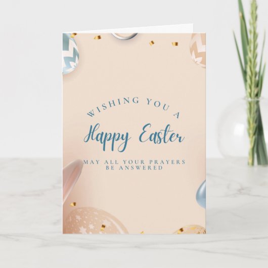 Wishing you a Happy Easter Card Karte (Vorderseite)