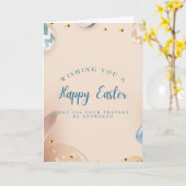 Wishing you a Happy Easter Card Karte (Gelbe Blume)