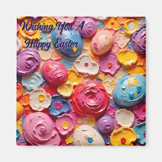 Wishing You A Happy Easter ~  Magnet (Vorne)