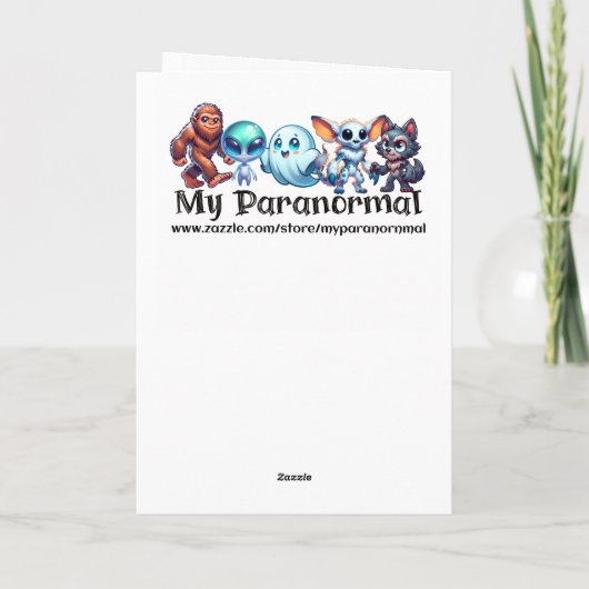 Wishing you a Legendary Halloween! | Bigfoot Karte (Rückseite)