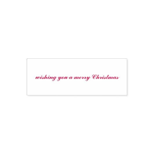 wishing you a merry Christmas Script Permastempel (Design)