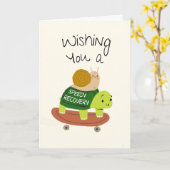 Wishing you a speedy recovery  karte (Gelbe Blume)