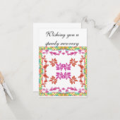 Wishing you a speedy recovery  karte (Vorderseite/Rückseite Beispiel)