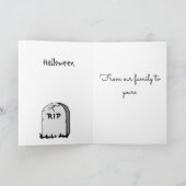 Wishing you a Spooktacular Halloween card Karte (Innenseite)
