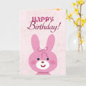 Wishing You a Wonderful Birthday Karte (Gelbe Blume)