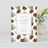 WISHING YOU A WONDERFUL HOLIDAY Add Your Foto (Stehend Vorderseite)