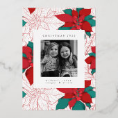 WISHING YOU A WONDERFUL HOLIDAY Add Your Foto Folien Feiertagskarte (Rückseite)