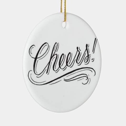 **WISHING YOU CHEER" BEI CHRISTMAS ORNAMENT (Rechts)