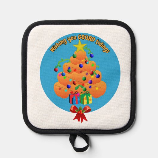 Wishing you Gourd Tidings Topflappen (Vorderseite)