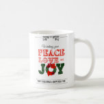 Wishing you peace love and Joy Kaffeetasse<br><div class="desc">Wishing you peace love and Joy</div>