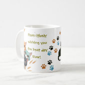 Wishing You The Best Day Ever Positivity Kaffeetasse (Vorderseite Links)