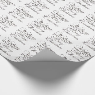 Wishing you very merry Christmas! Geschenkpapier