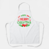 Wisk Merry Christmas Schürze (Vorderseite)