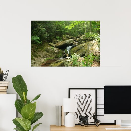 Wispering Falls Poster (Heimbüro)