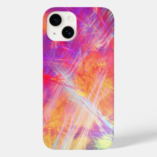 Wispy Abstrakt Multi-Color Case-Mate iPhone Hülle (Rückseite)