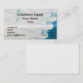 wispy blaue hotrod Flammen Visitenkarte (Vorne/Hinten)