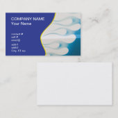 wispy blaue hotrod Flammen Visitenkarte (Vorne/Hinten)