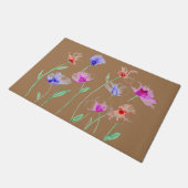 Wispy Blume Doormat Fußmatte (Schrägansicht)