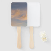 Wispy Cirrus Wolken auf einem Handfächer (Vorne und Hinten)