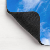 Wispy Clouds - Blau Mousepad (Ecke)