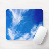 Wispy Clouds - Blau Mousepad (Mit Mouse)
