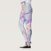 Wispy Ethereal Pastel Watercolor Inky Fantasy Glam Leggings (Links)